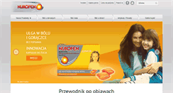 Desktop Screenshot of nurofen.pl